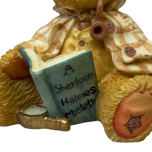 Vintage 1995 Cherished Teddies Sherlock 163481 Good Friends Are Hard to Find - Picture 5 of 6